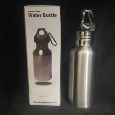 18oz Water Bottle Stainless Steel Sports Outdoor Travel Portable Drinkware