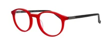 Prodesign 6621 C. 4021 Red Plastic Optical Eyeglasses Frame 50-20-145 RX