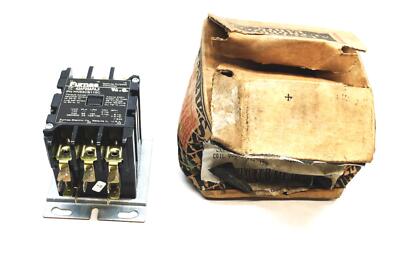 Carrier, 240/480/600V 150/125/100LRA 25FLA 35A 3 Pole Contactor HN53CB115 NOS