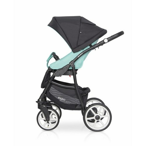 RIKO BASIC SPORT BABY STROLLER PRAM 3in1 CARRYCOT + PUSHCHAIR + CAR SEAT - Picture 40 of 61