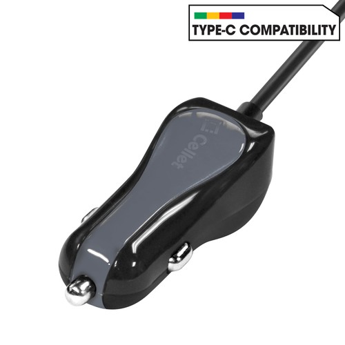 High Powered 3 Amp / 15 Watt Type-C USB Car Charger w/ USB Port for LG V20 - Picture 8 of 11