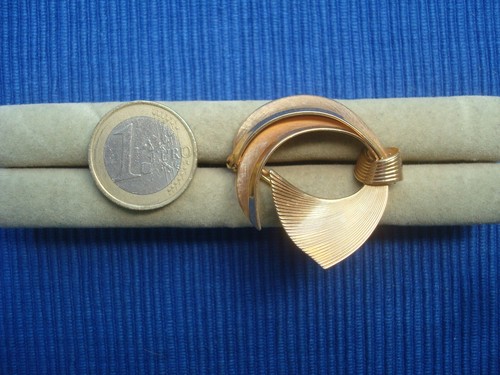 Broche Ancienne Style Art Déco - Bijou Vintage - Accessoire Ancien - Occasion