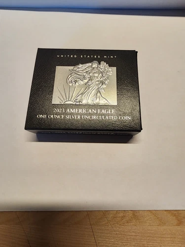 2023-W American Eagle One Ounce Silver Uncirculated (23EG) with Box and CoA