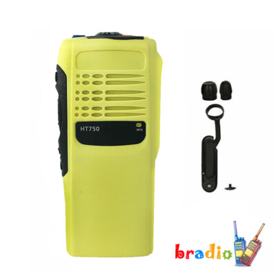 Replacement Front Housing Case Cover Kit For Motorola HT750 Radio - Black