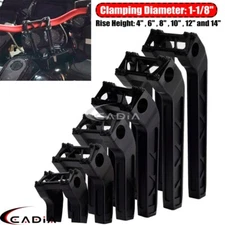 Club Style 1-1/8" Pullback Handlebar Riser For Harley Softail Sportster Custom