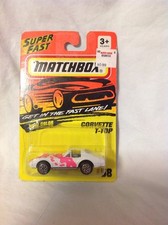 Matchbox Superfast 58 Corvette T Top Moc New Whitepink Matchbox Superfast 58 Corvette T Top Moc New Whitepink