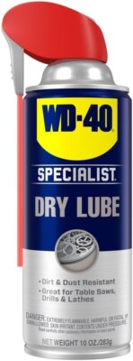 WD-40 Specialist Silicone Lubricant with SMART STRAW SPRAYS 2 WAYS, 10 OZ