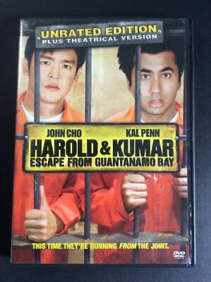 Harold & Kumar Escape From Guantanamo Bay DVD Unrated Edition 
