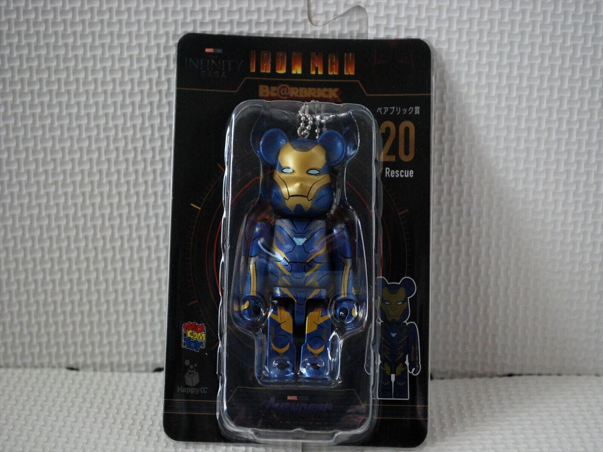 MEDICOM TOY - MARVEL 『IRON MAN』/ Happyくじ「BE@RBRICK」 Medicom Toy Be@Rbrick Marvel Iron Man The Infinity Saga