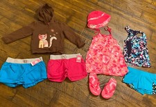 Girls Clothing Size 4/5 XS, Spring/summer, 8 Piece Clothing Lot NWOT