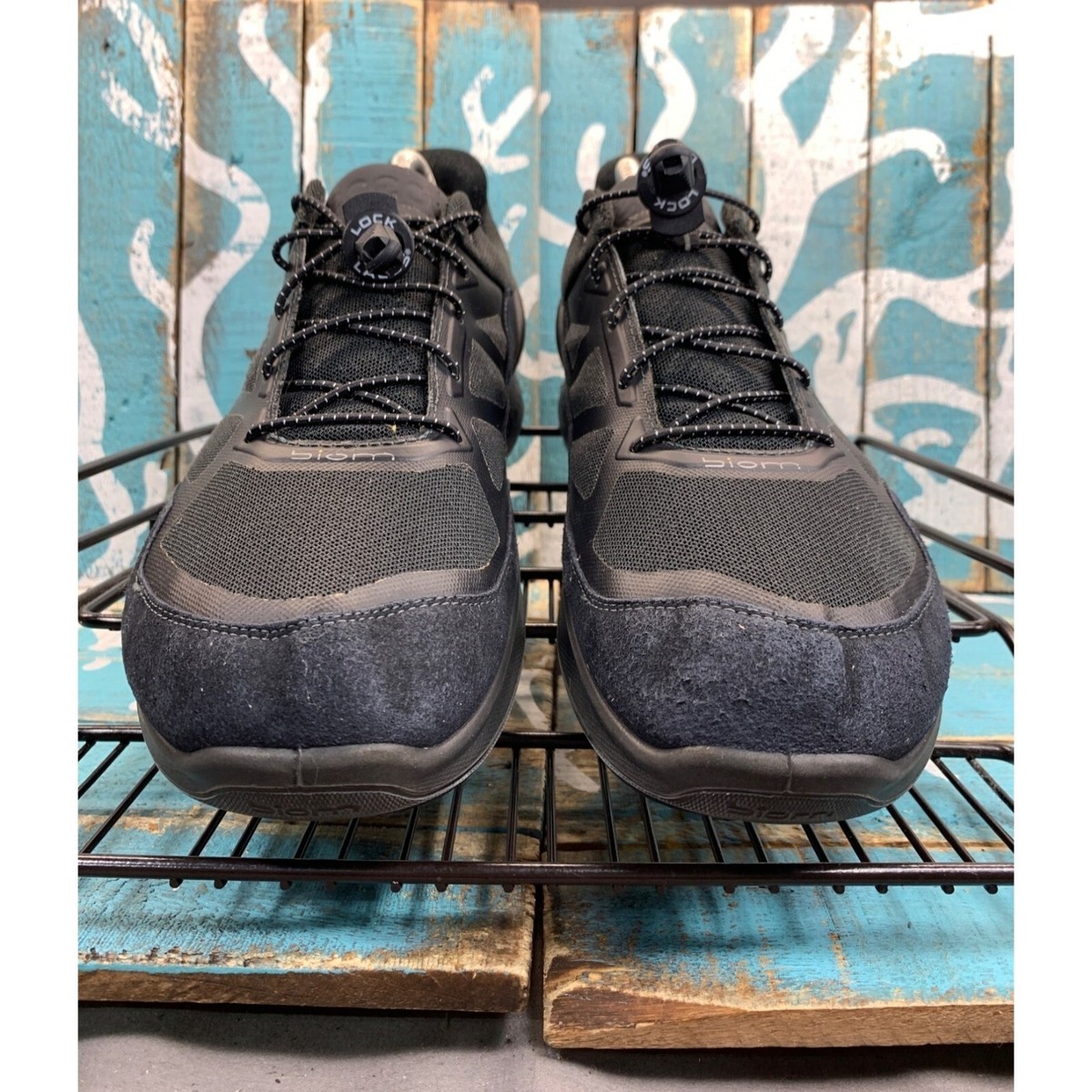ECCO Biom Fjuel Yak Leather Train Sneakers Men Size 10 EU 44 Dark Blue Navy Men main image 4