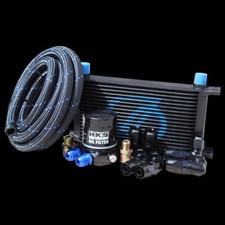für Subaru Impreza GDA EJ20 (Turbo) 19 Reihen Ölkühler Kit + HKS Filter, 00/08-...