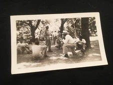 = 1940'S 1950' DUNNING REUNION SULPHUR OKLAHOMA B & W PHOTOGRAPH PHOTO