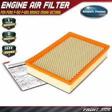 Engine Air Filter for Ford F-150 F-250 Bronco 1985-1986 Crown Victoria 1992-2011