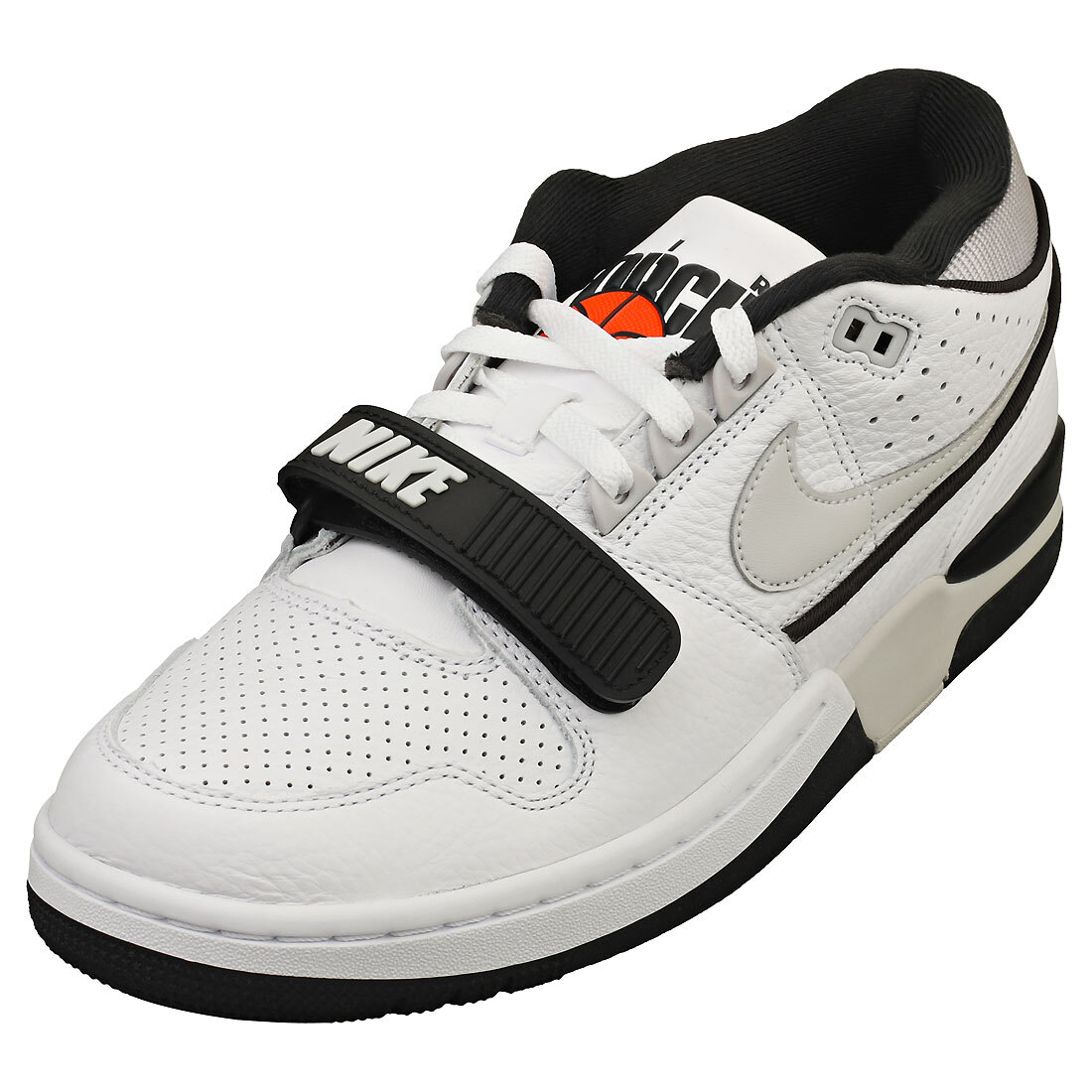 Nike Air Alpha Force 88 Mens Fashion Sneakers in White Black - 9.5
