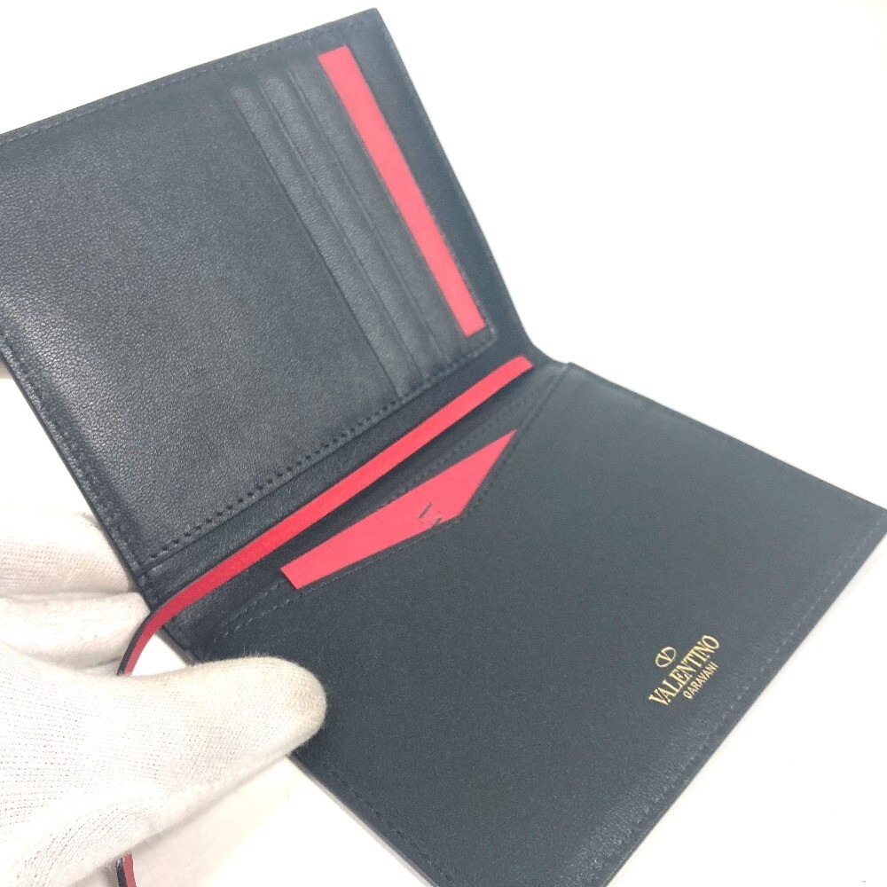 バレンティノ　パスポートケース Valentino Garavani V logo Passport Cover Stationery passport
