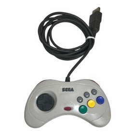 Sega Saturn White Console W/controller,1 games Virtua Fighter2 /JAPAN Tested