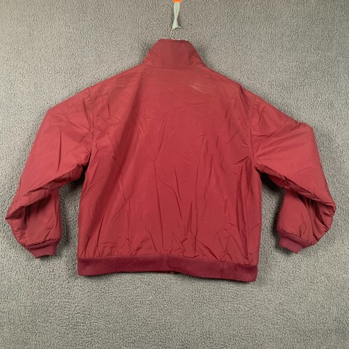 L.L. Chaqueta BEAN Para Hombres 2XL Borgoña Calentamiento Bombardero Cortavientos Forrada de Vellón - Imagen 5 de 13