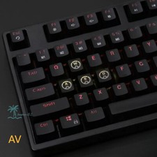 OW DVA Cole Cassidy Mechanical Keyboard Cap Transparent Keycaps Four Keycap Gift