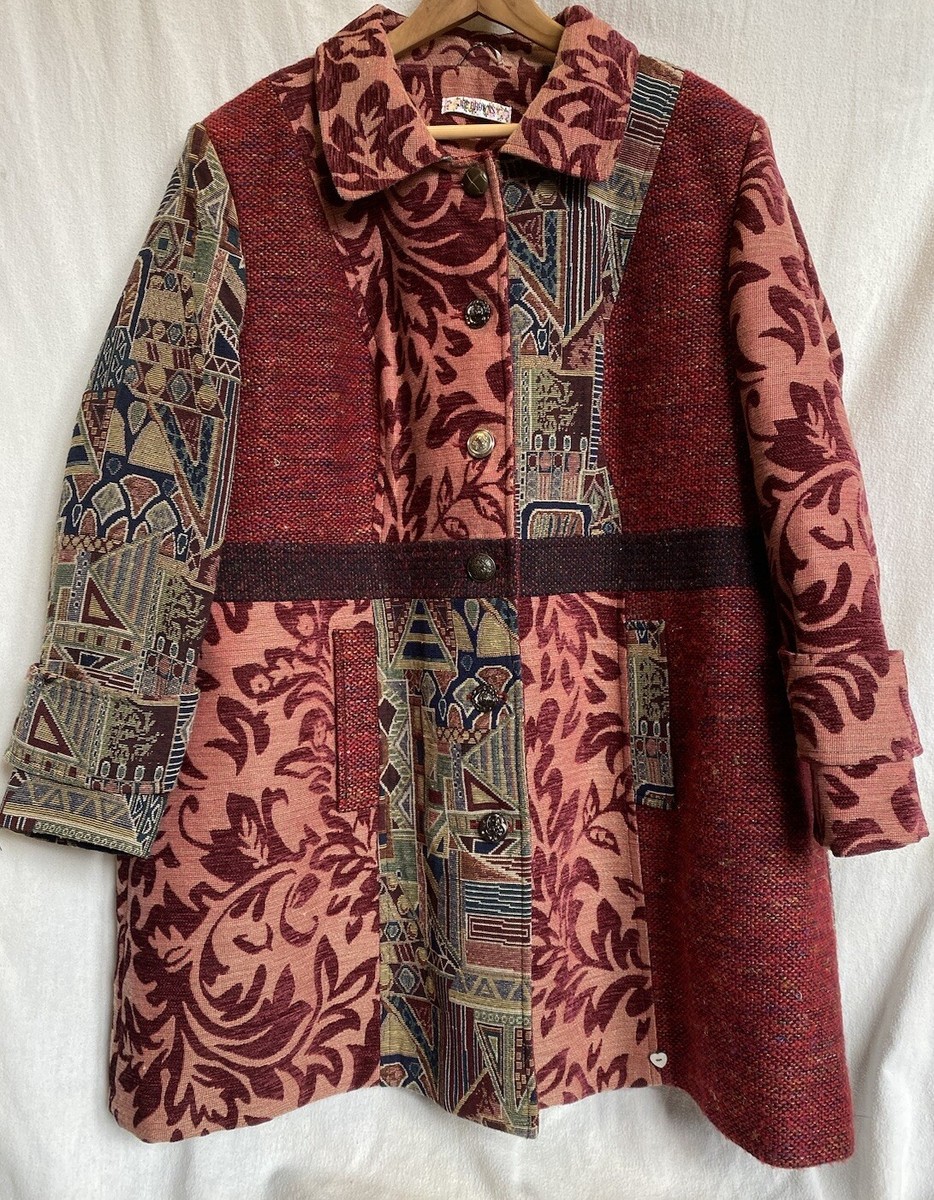 JOE BROWNS PATCHWORK TAPESTRY RETRO SIZE 28 UK