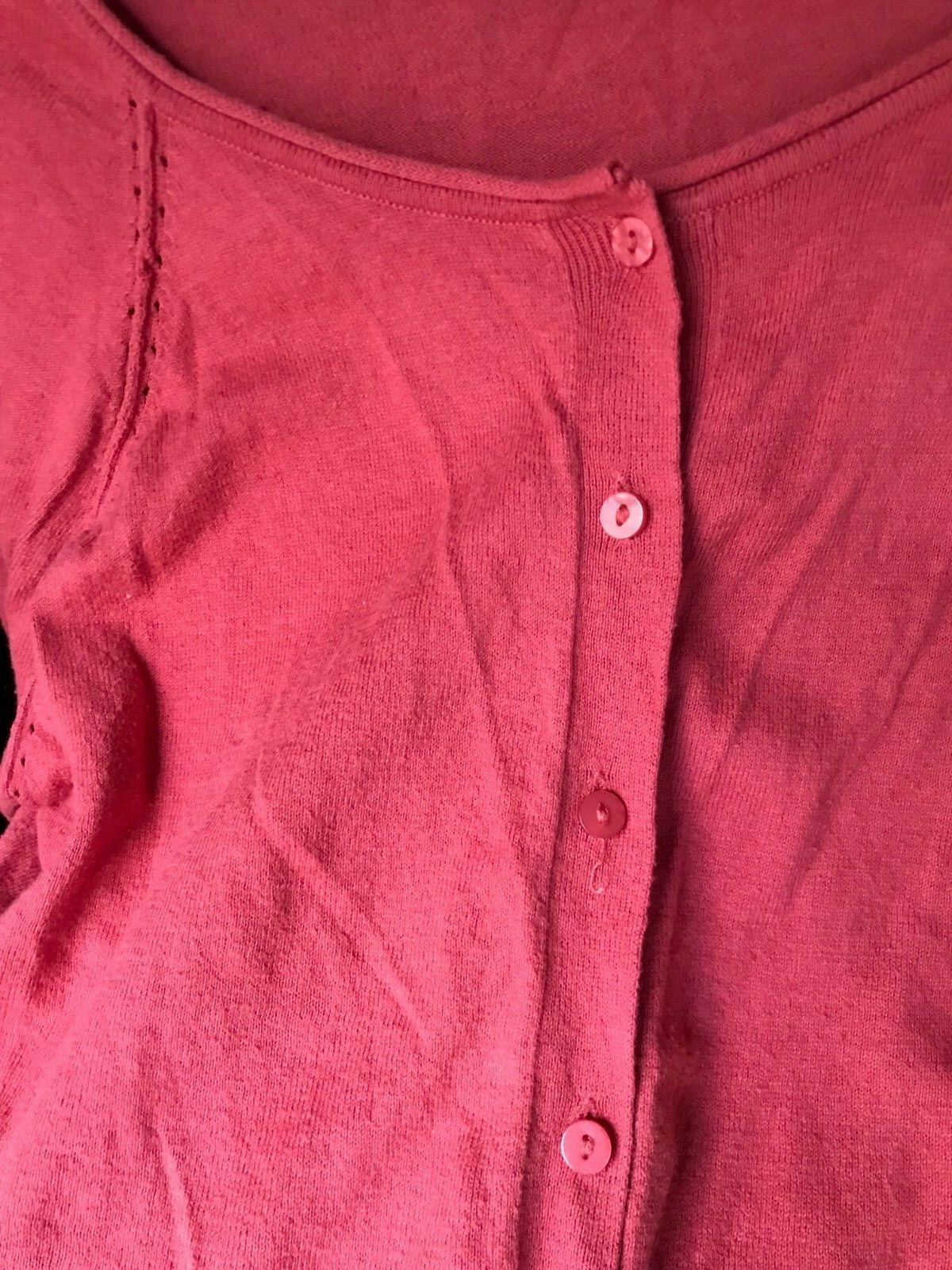 Mango Women's Coral Knit Cardigan Size M thumbnail 2