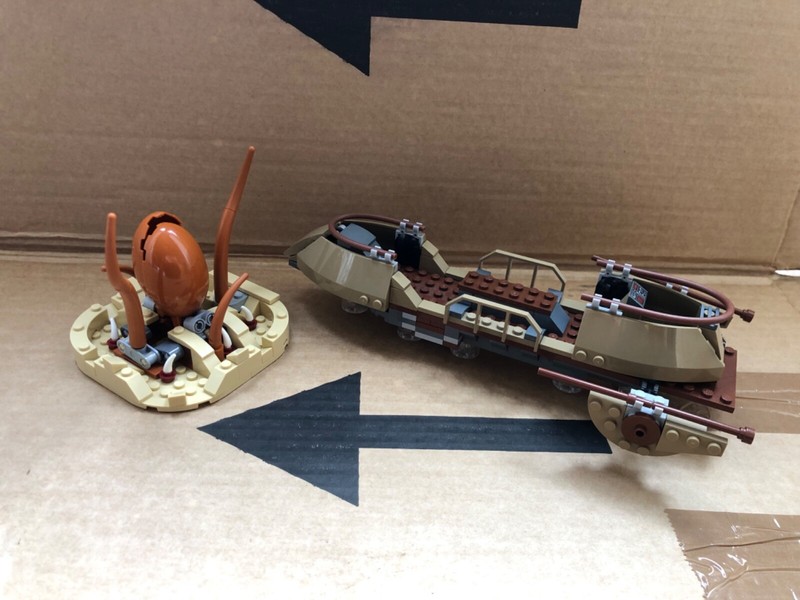 Lego Star Wars Desert Skiff Escape 75174, Complete Build, Retired Set