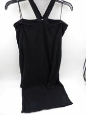 EXPRESS 19908281 BLACK KNIT DRESS WITH OPEN SHOULDER STRAPS WOMENS SIZE S