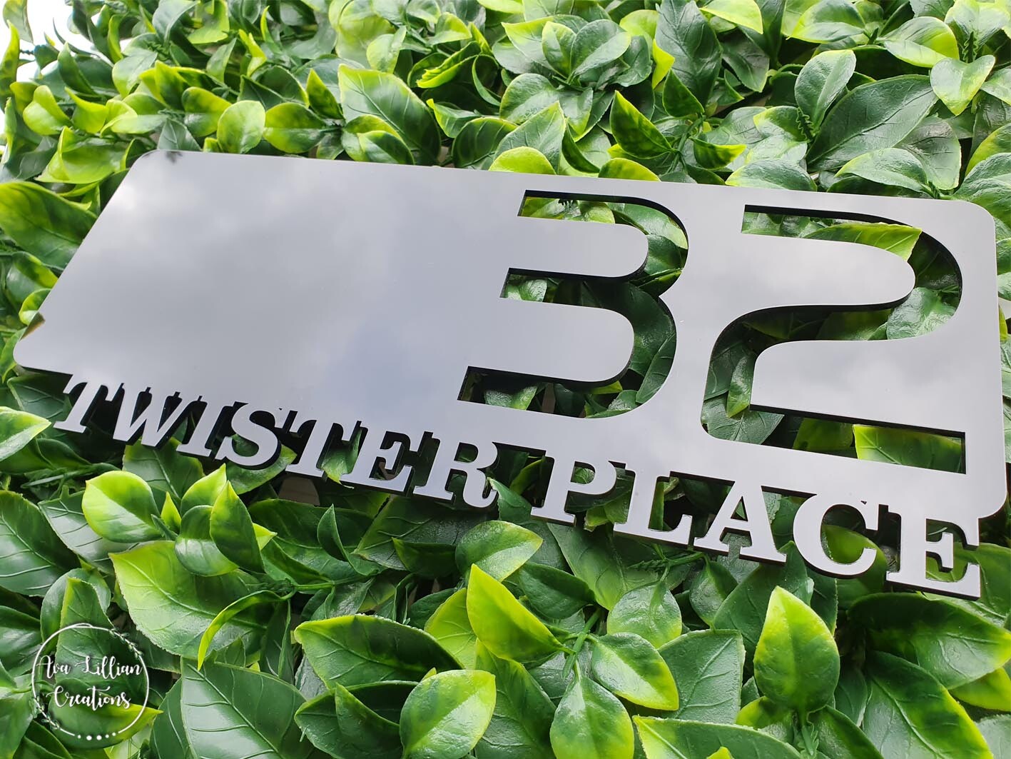 Personalised House Sign House Number Custom Address Sign Mailbox