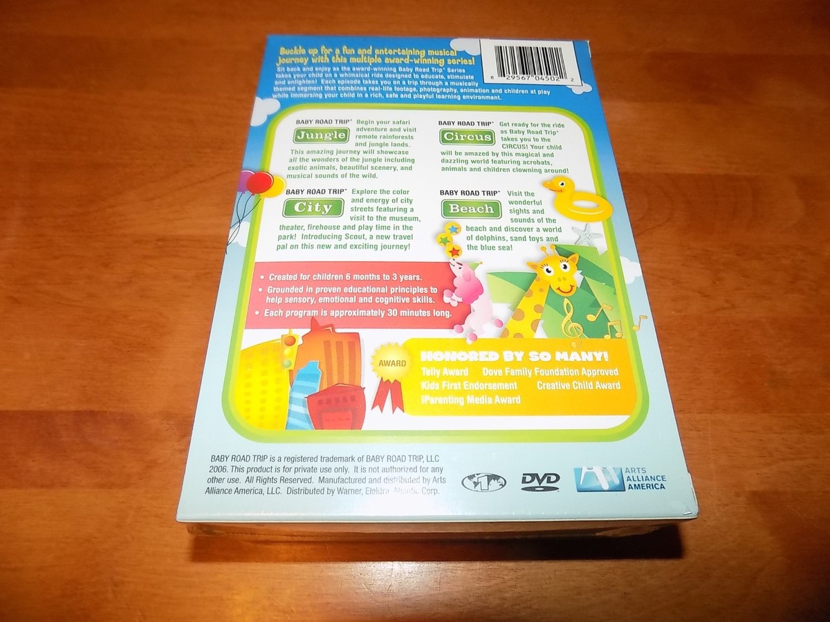 BABY ROAD TRIP JUNGLE CIRCUS CITY BEACH Young Kids Musical Disc - Main Image