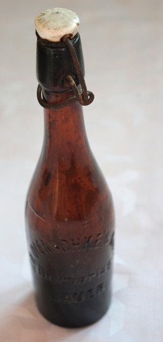 ***Antike Bierflasche "Bierverlag Jauer"Flasche Keramik Bügelverschluss #1900*** - Bild 13 von 15