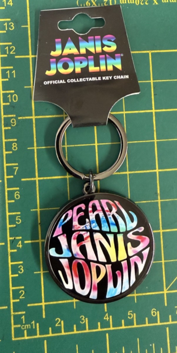 Janis Joplin Pearl Colour High Quality Metal Keyring Officially Licensed