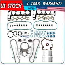 Timing chain Cover Gasket & Head Gasket Bolt Set For 99-03 Dodge Dakota 4.7L