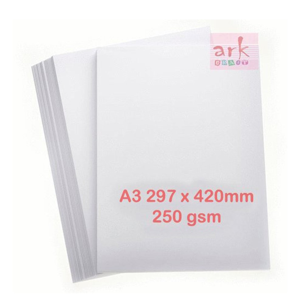 100 Sheets Smooth White Thick Card 250gsm A3 (1) - Image 2