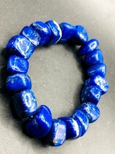 10mm Natural Lapis Lazuli Bracelet, Genuine Gemstone, Chakra Healing Jewelry