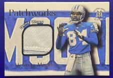 Herman Moore 2000 Fleer Skybox Molten Metal Patchworks Game Worn Detroit Lions