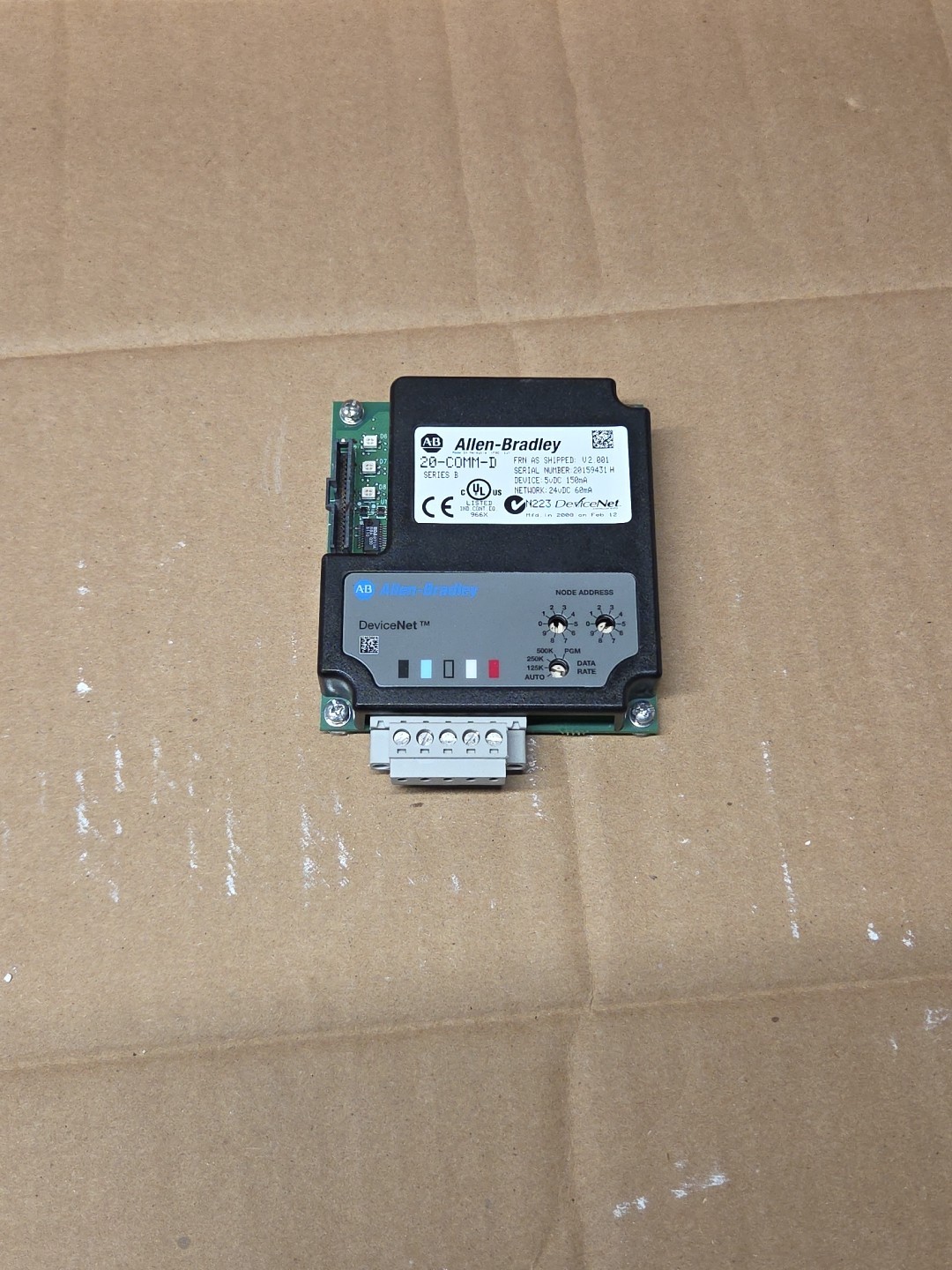 20-COMM-D - Allen-Bradley Rockwell Automation DeviceNet Module - Series B