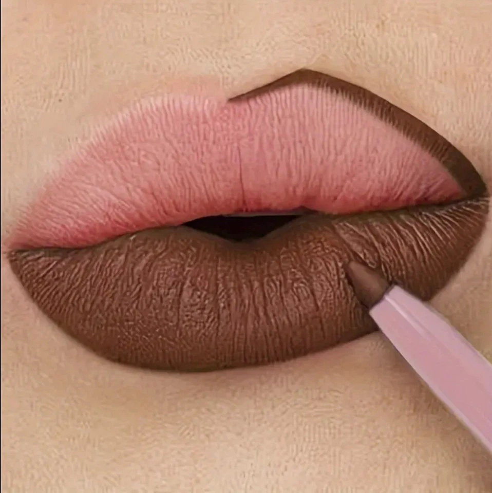 Lápiz delineador de labios impermeable mate lápiz delineador de labios fácil de usar3232 Foto 2 de 4