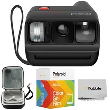 Polaroid Go Generation 3 Instant Camera Black Bundle Film Hard Case Accs.