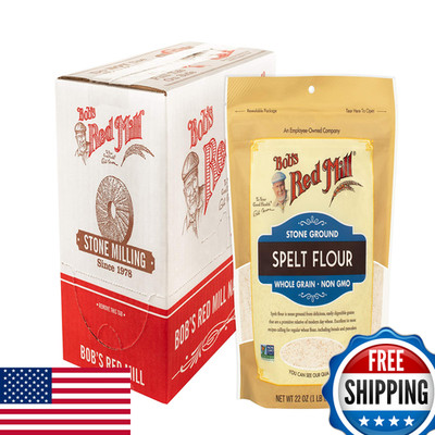 Bob'S Red Mill Bobs Red Mill Spelt Flour 22Oz Pack Of 4 - Whole Grain Vegan