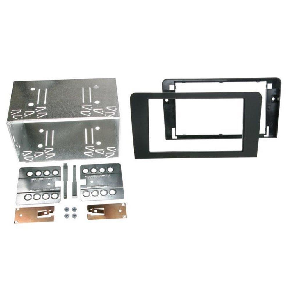 Kit façade autoradio Audi A3 finition rubber touch haut de gamme intégration parfaite