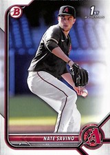 2022 Bowman Draft #BD-163 Nate Savino Arizona Diamondbacks 1st Bowman