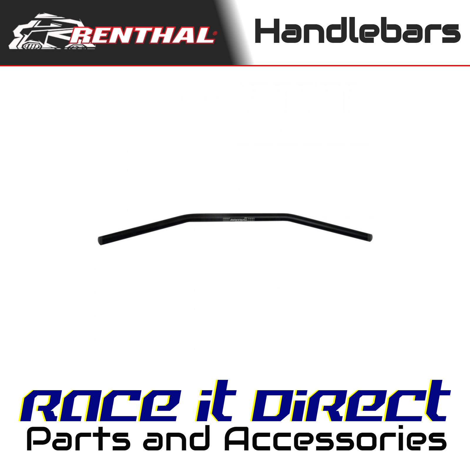 Handlebar for KAWASAKI Z 400 2019-2023 Flat Gold Renthal