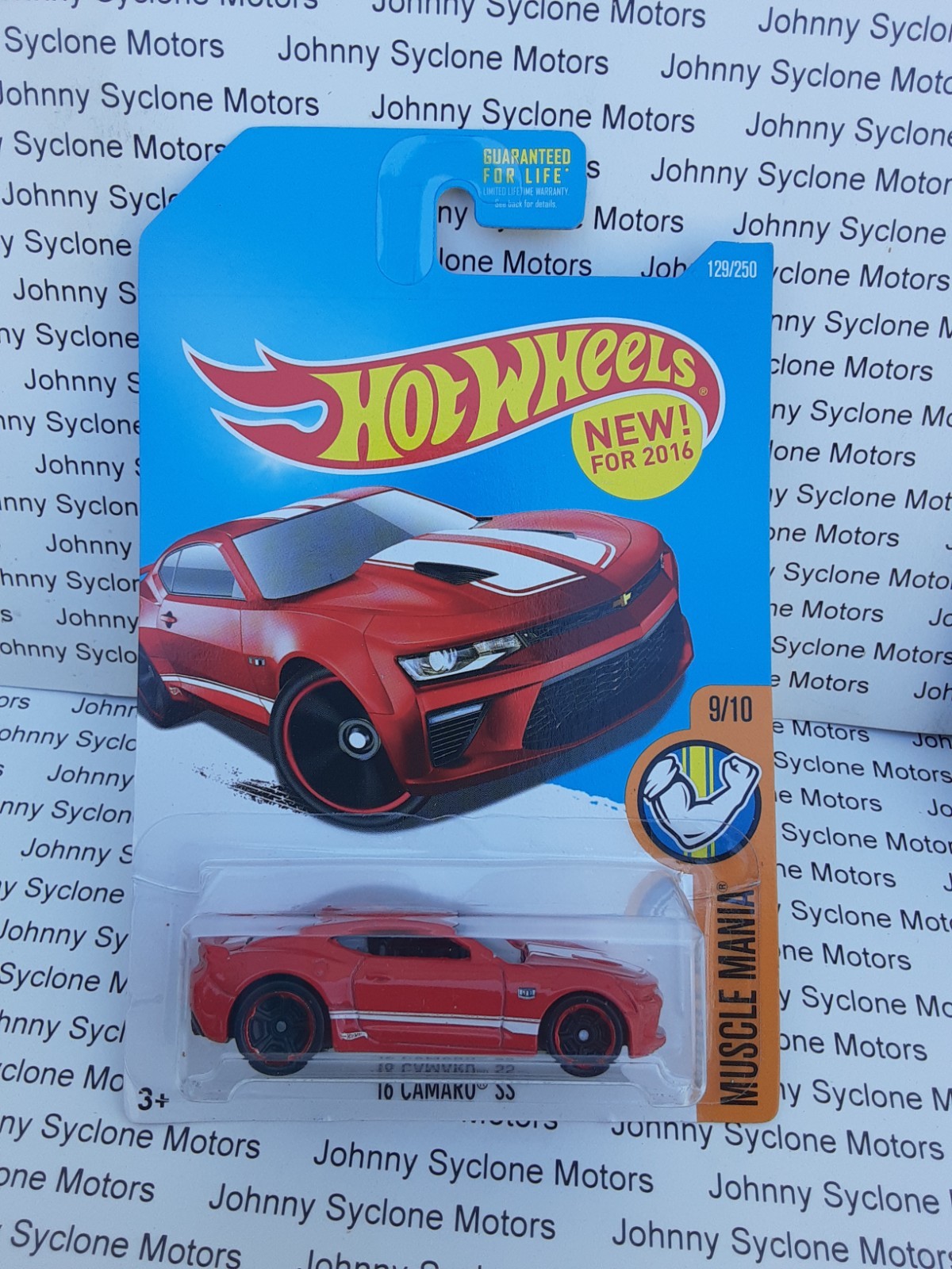 HOT WHEELS 2016 CHEVROLET CAMARO SS COUPE 9/10 MUSCLE MANIA