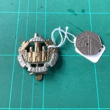 WW1 British Army Essex Regiment Cap Badge