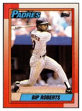 Bip Roberts 1990 Topps #307 San Diego Padres VTG Baseball *318B