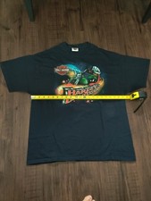 Vintage Y2K Harley Davidson Looney Toons Tee Shirt XL Marvin The Martian