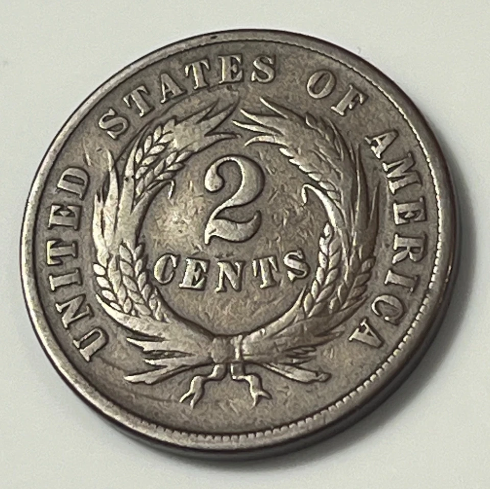 1868 Two Cent Shield *TWOC103 - Image 4 of 4