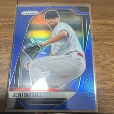 Panini 2025 Prizm Baseball Jedixson Paez #269 Blue #067/199 Boston Red Sox