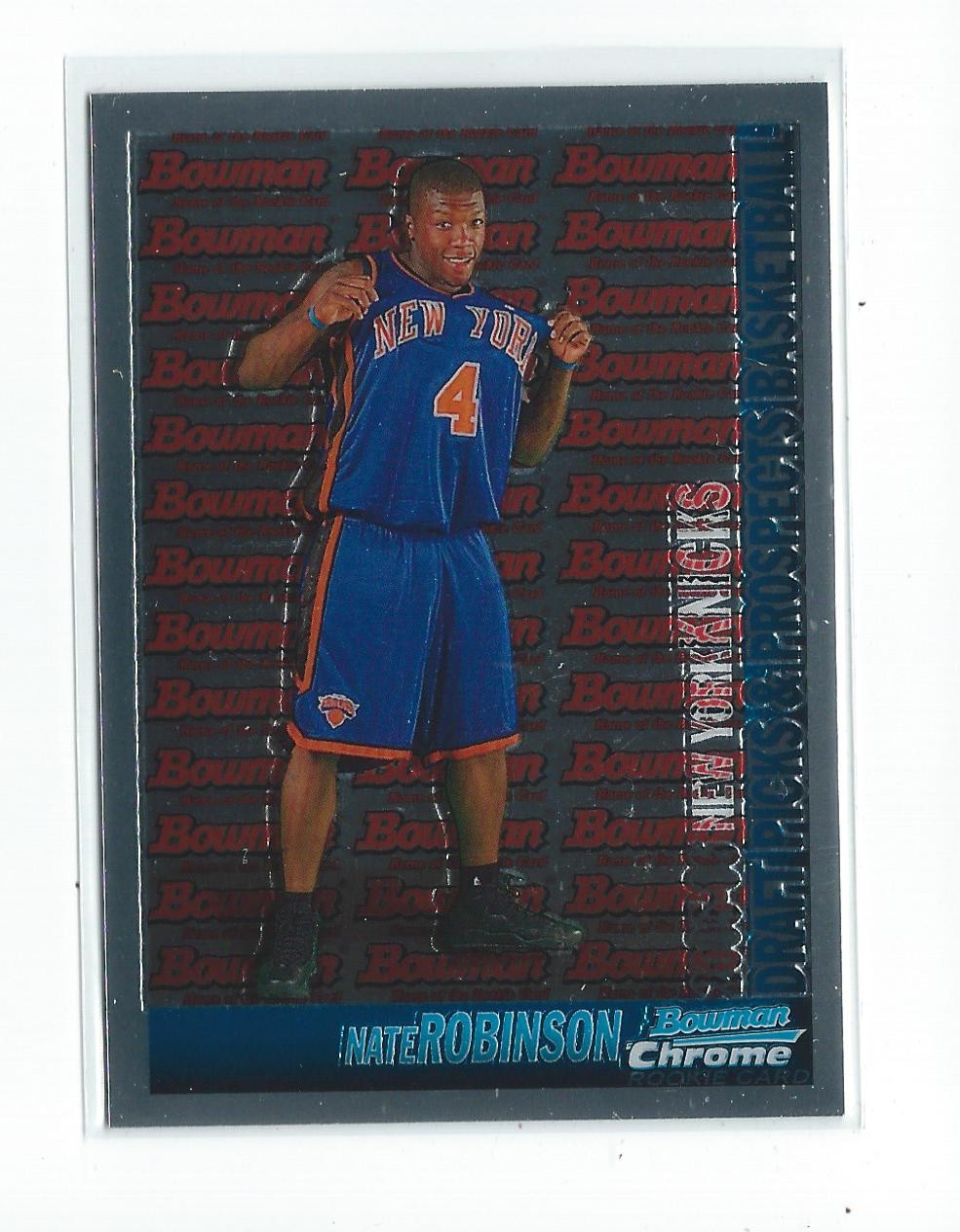 2005-06 Bowman Chrome #124 Nate Robinson RC Rookie Knicks