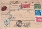 Austria Levant Beirut 1913 Parcel Card to New York 10Pi Franz Joseph Ship Mail — photo 1